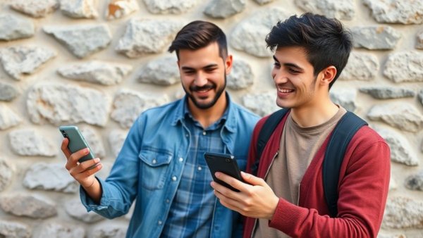 Young man discussing super app with cryptocurrency features.