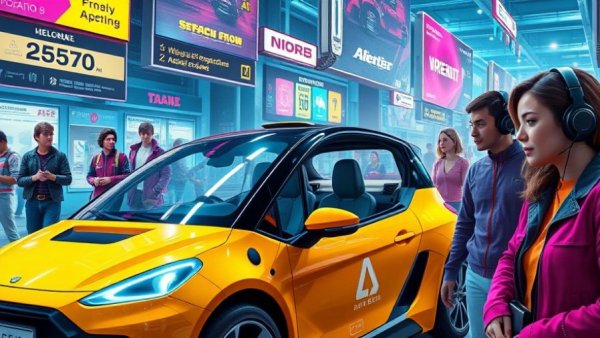 Colorful AI predictions for 2026 digital collage.