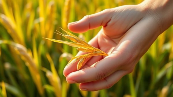 Rice grain close-up linked to Miami sake breweries.