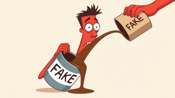 Illustration showing the impact of AI-generated content quality.