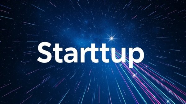 Futuristic shooting stars illustration symbolizing startups in health and wellness.