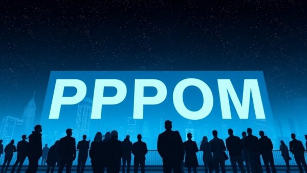 PPOM concept with diverse crowd, AI societal challenges.