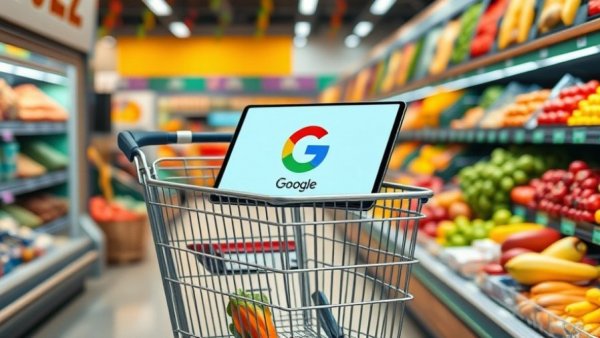 AI marketing tools for retail: Smart shopping cart with Google.
