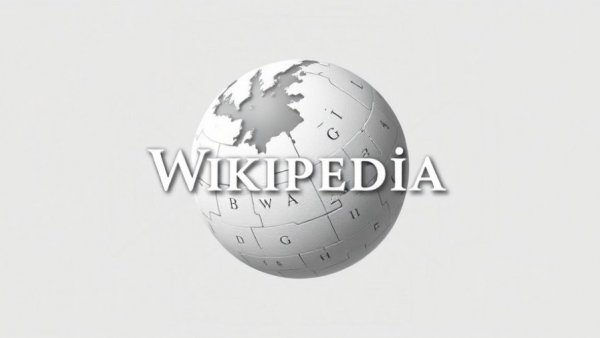 Wikipedia logo depicting AI training data licensing deals.