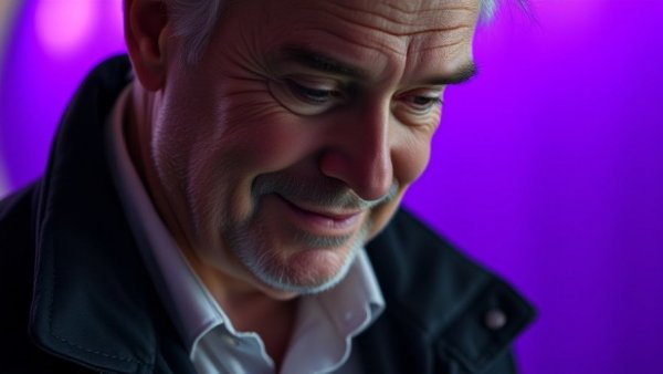 Close-up image of a man in soft lighting, associated with Elon Musk OpenAI lawsuit.