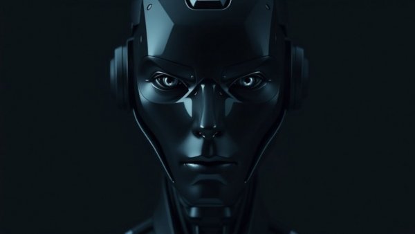 Lifelike humanoid robot head for future of robotics.