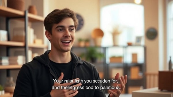 AI creativity tutorial with young male presenter.