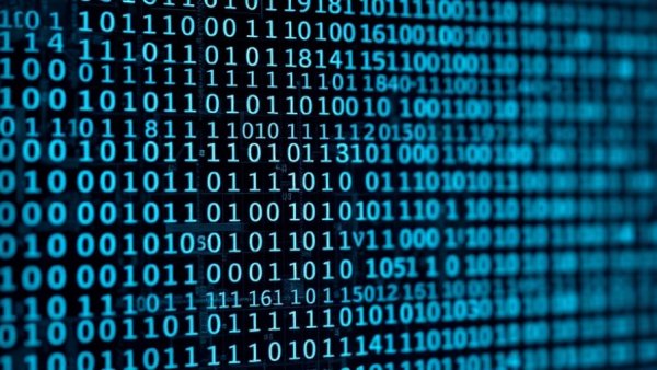 Binary code highlights Microsoft Office vulnerability exploitation.