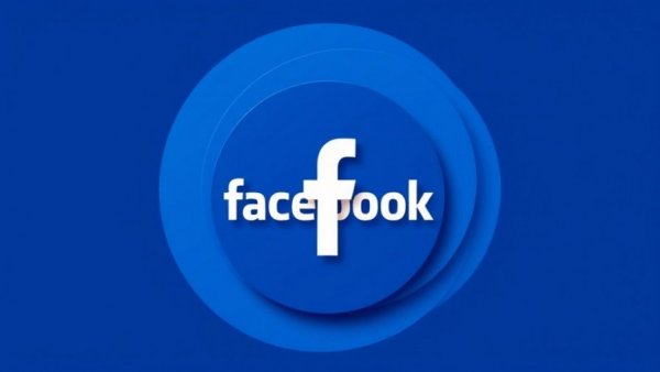 Animate Your Facebook Profile Picture with AI: Blue logo, circular pattern