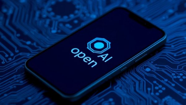 Futuristic phone with OpenAI logo, best AI tools.
