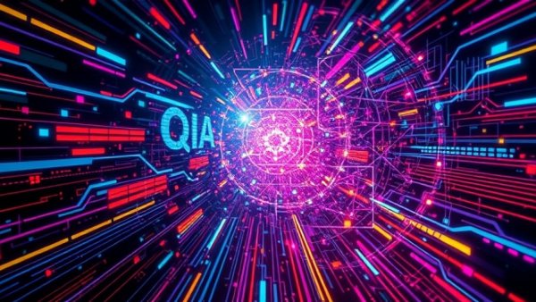 Abstract digital art illustrating AI jobs and the gig economy.