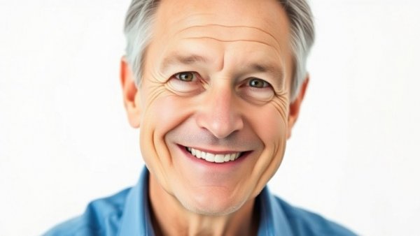 Portrait of a smiling older man representing AI networking infrastructure.