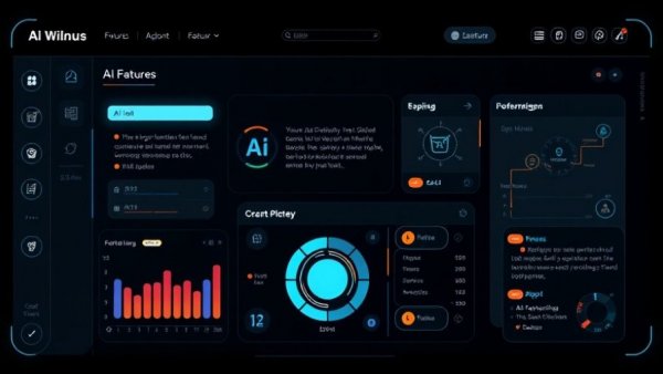 AI-powered technology interface showcasing Picsart AI Agents.