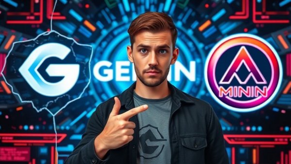 How to switch from ChatGPT to Gemini: man comparing logos.