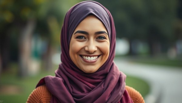 Nashville artist entrepreneur, confident woman smiling outdoors.