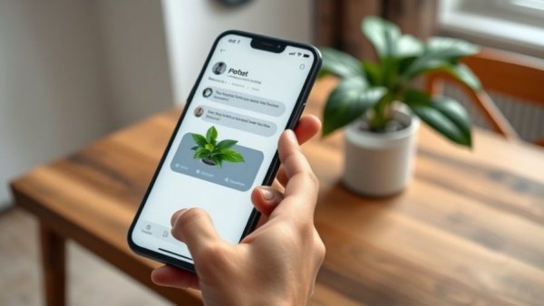 Hand holding smartphone with Apple Siri AI chatbots interface.