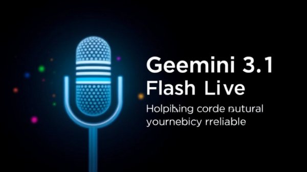 AI advancements in audio featured with a digital microphone illustration.