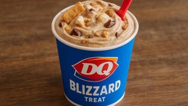 S'mores Blizzard treat at Dairy Queen showcasing the BOGO Blizzard Treat Deal.