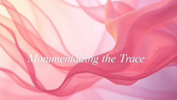 Exhibition poster for Monumentalizing the Trace in Pembroke Pines.