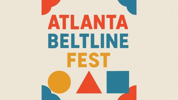 Atlanta BeltLine Fest poster highlighting Atlanta free events