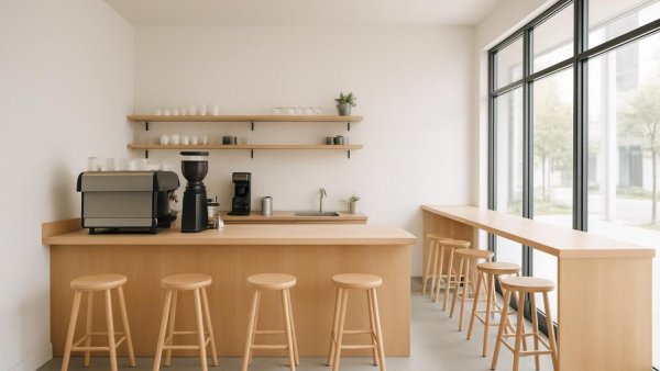 Stellow Coffee in Chamblee cafe interior with modern design.