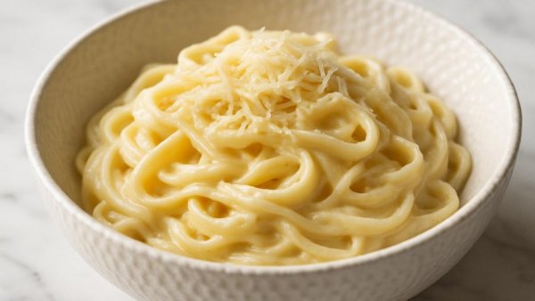 Best Pasta in Miami, creamy pasta with cheese in a bowl.