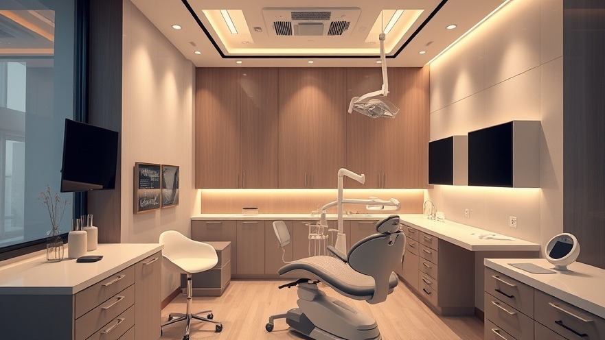 Elegant modern dental office for smile transformation in New Orleans, promoting dental wellness.