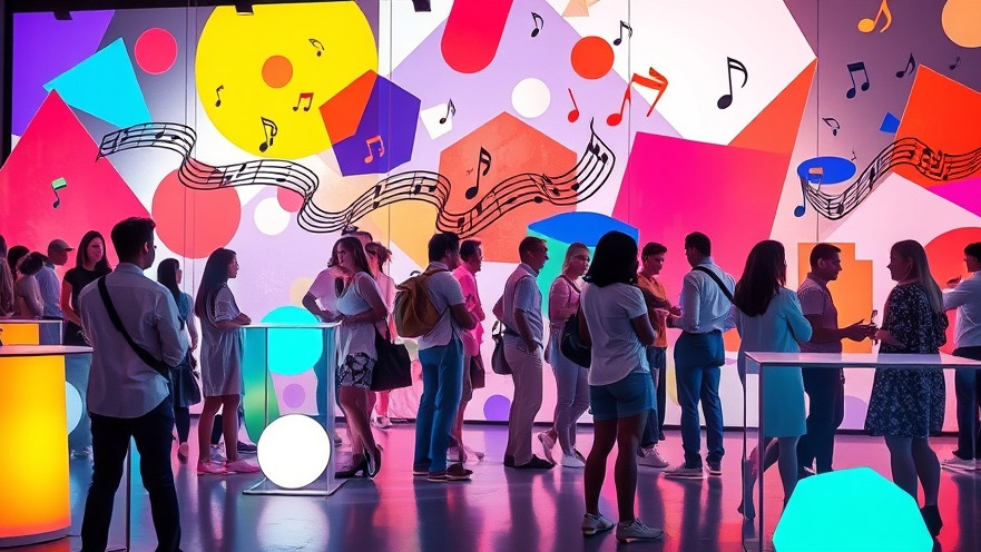 Engaging art installations blend sound and shape, showcasing auditory perception in Houston.
