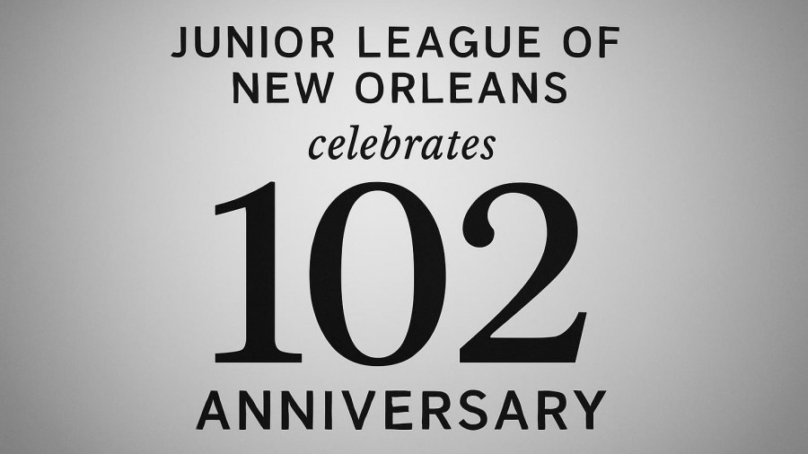 Junior League of New Orleans' 102nd anniversary celebration for business networking.