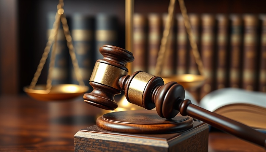 Gavel and scales of justice in a legal setting for Nevada Seniors Guardianship Protections.