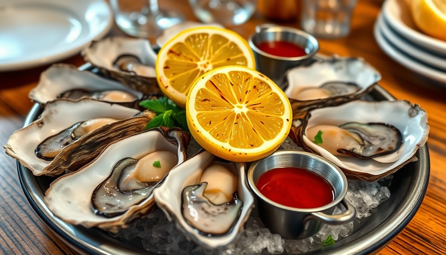 Nashville new restaurant openings featuring fresh oyster platter.