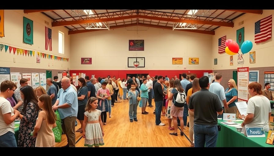 Lively Back to School Boogaloo event in New Orleans gymnasium setting.