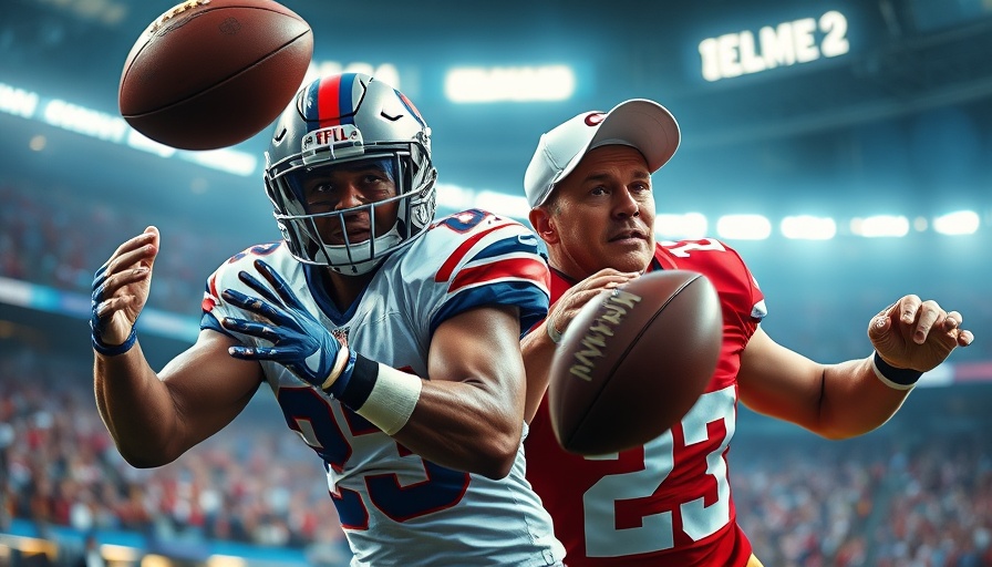 2025 NFL Draft expectations: Dynamic football players in action and focus.