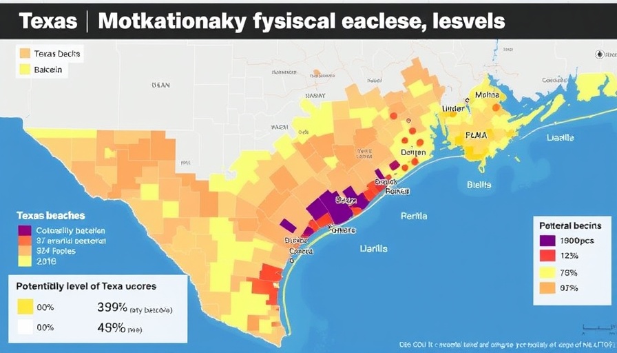 Texas beach bacteria levels map 2024.