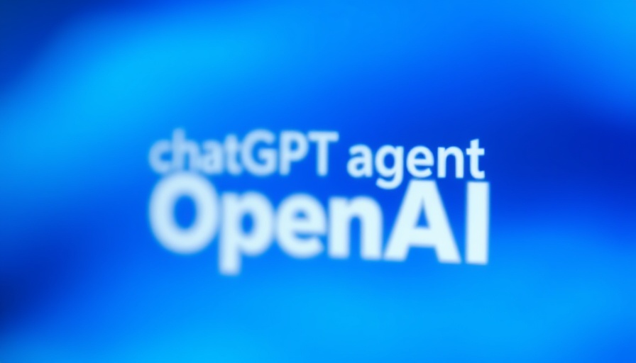 Abstract ChatGPT Agent background with text.