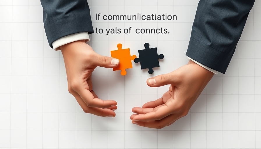 Hands holding connecting puzzle pieces, AI and society theme.