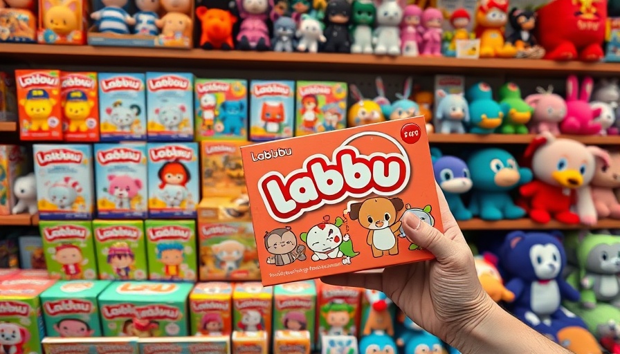 Labubu counterfeit toys warning: various toy boxes displayed.