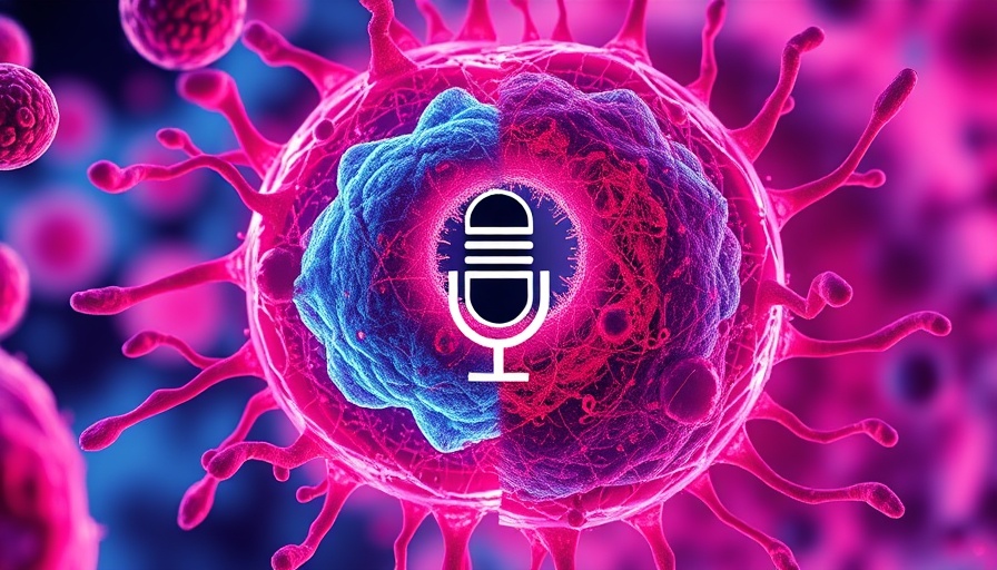 AI voice cloning ethical implications depicted through a digital cellular division concept