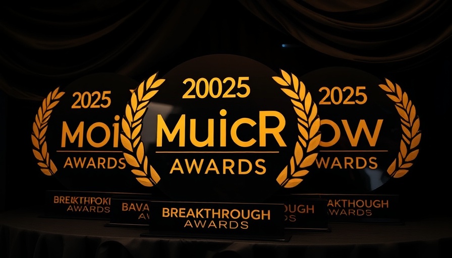 2025 MusicRow Awards Breakthrough Artist of the Year announcement.