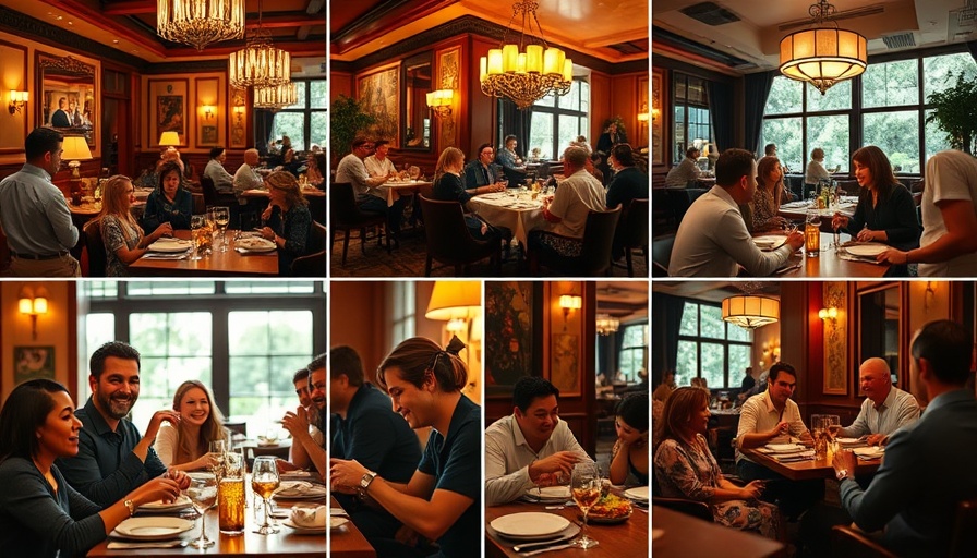 River Oaks Restaurants in Houston dining collage.