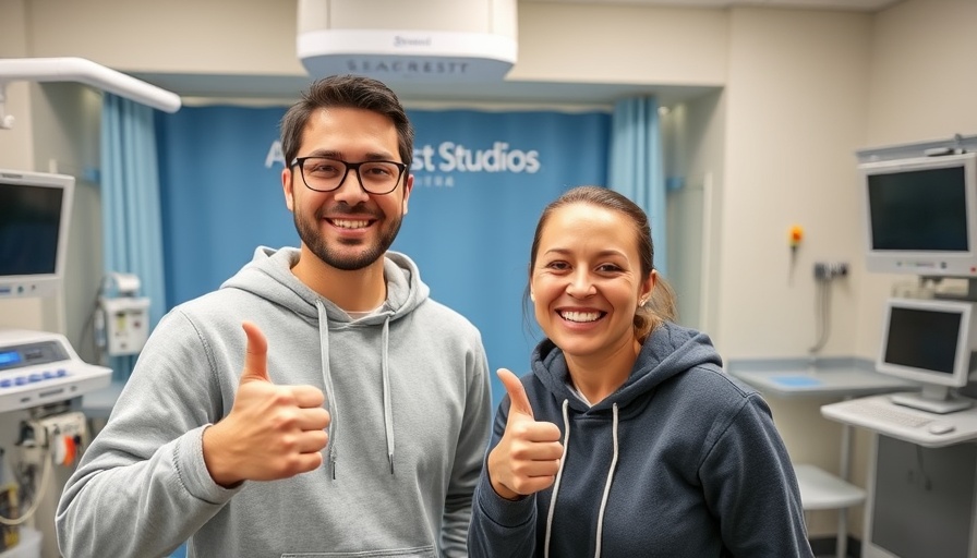 Smiling individuals at Seacrest Studios for Charlotte health news.
