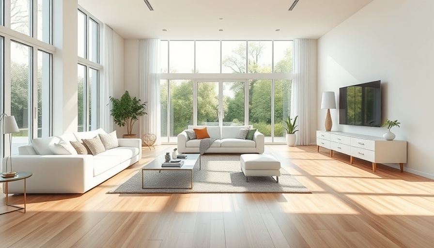 Modern living room featuring Elm Flooring & Remodeling design.