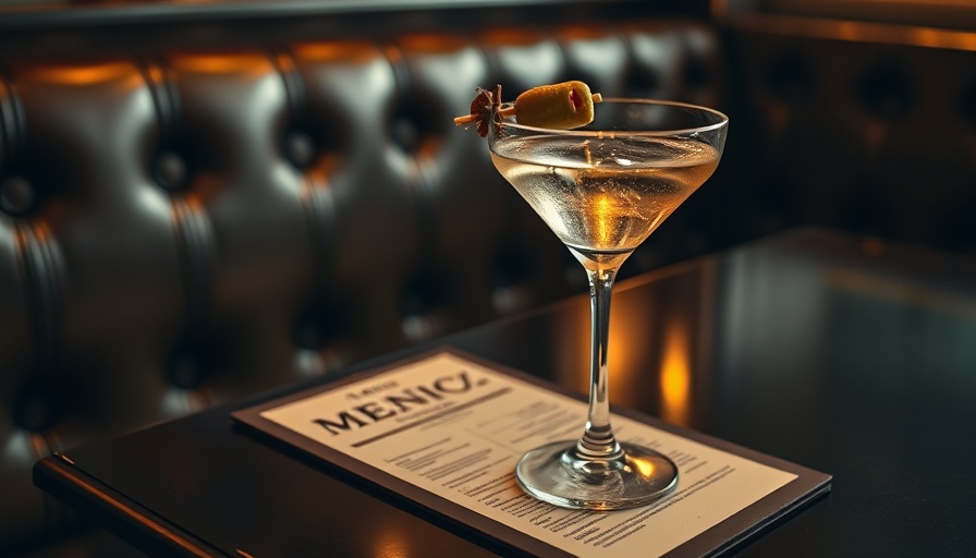 Sophisticated cocktail at Nashville new restaurant openings.