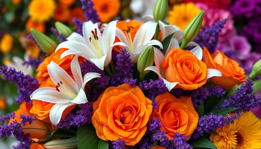 Vibrant fall floral arrangement trend in Charlotte featuring colorful blooms.