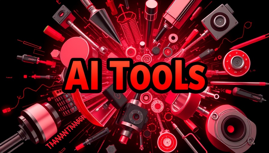 Graphic promoting AI tools with text '100% Free & Open Source'