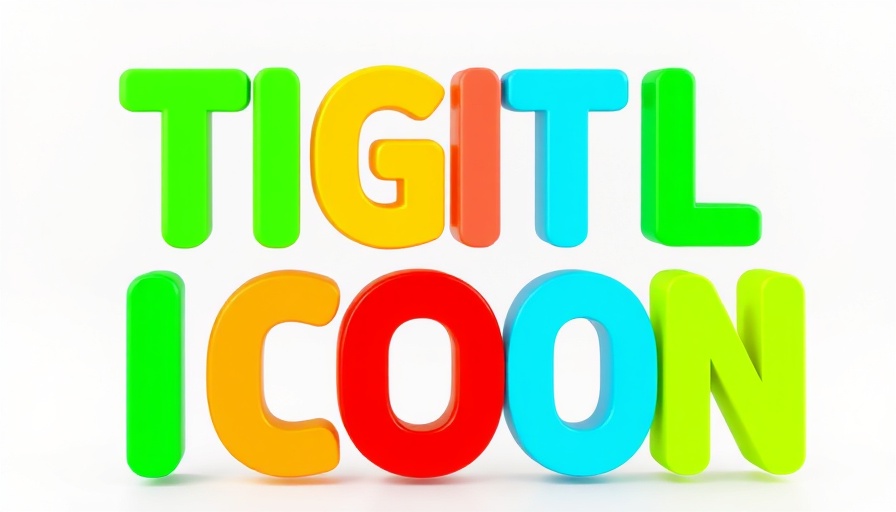 AI basics colorful digital icon representing technology concepts
