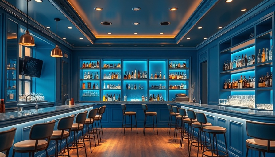 Elegant bar setup at Osteria Lupo Negroni Week