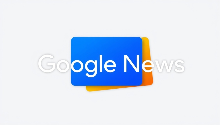 Google News logo with overlapping colored cards.