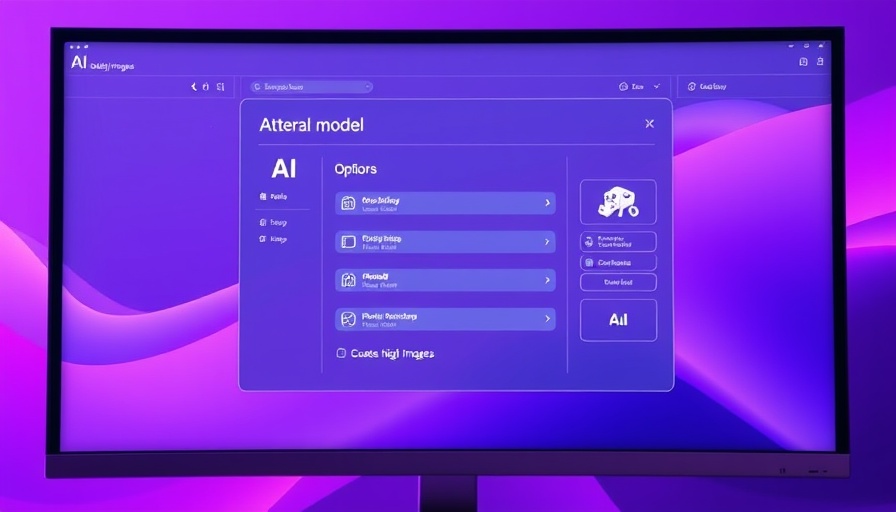 AI marketing tools interface for image generation, digital elements visible.