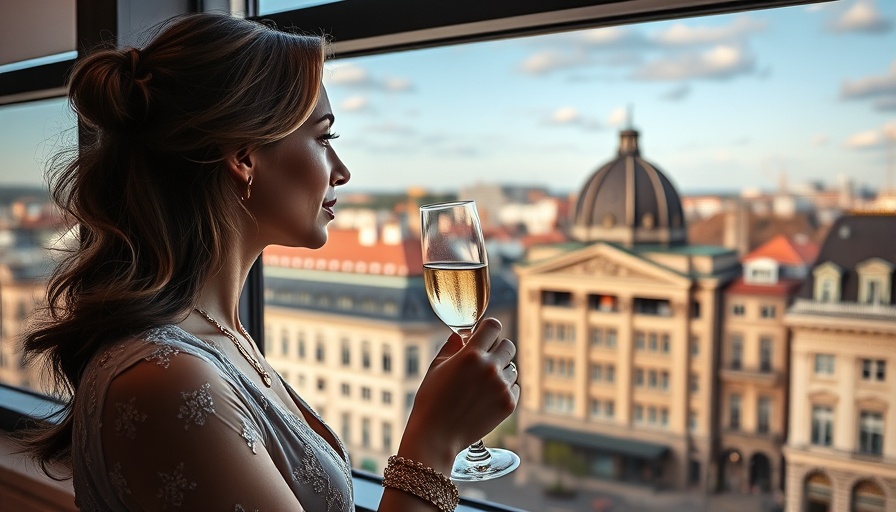Enjoying luxury in Berlin with a scenic view.